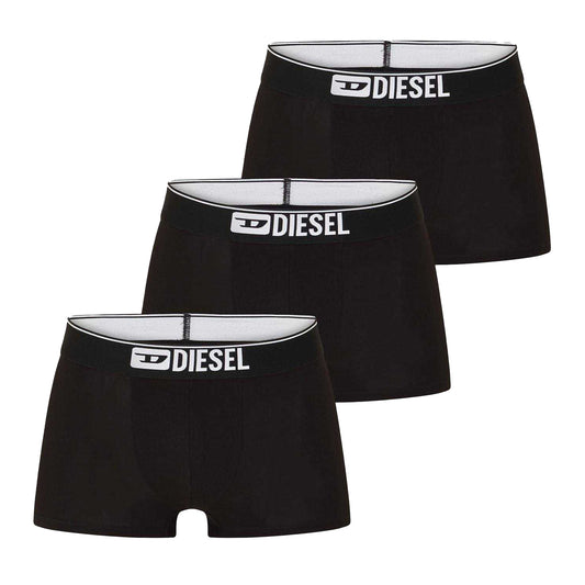 Black - Front - Diesel Mens Umbx-Damien Briefs (Pack of 3)