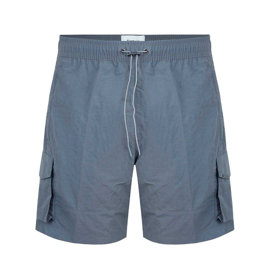 Grey - Front - Firetrap Mens Elasticated Waist Cargo Shorts