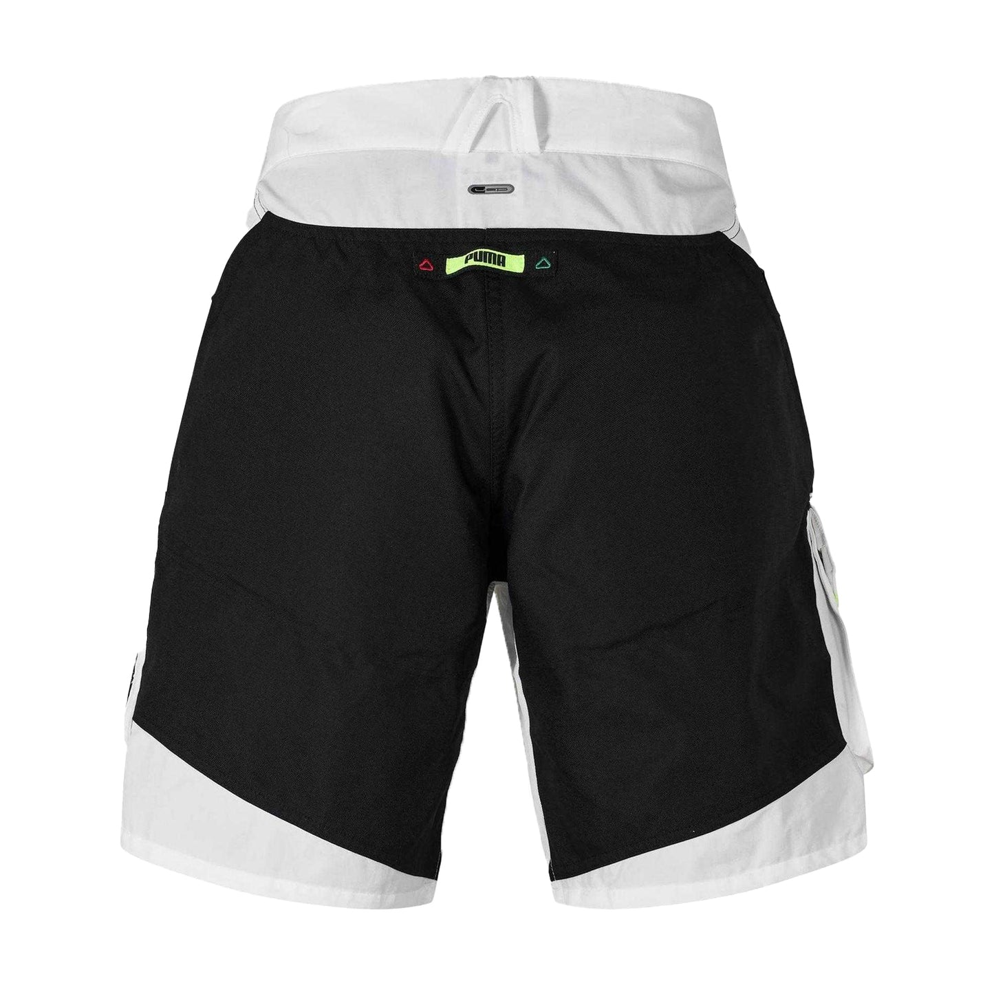 White - Back - Puma Mens Performance Two Tone Cargo Shorts