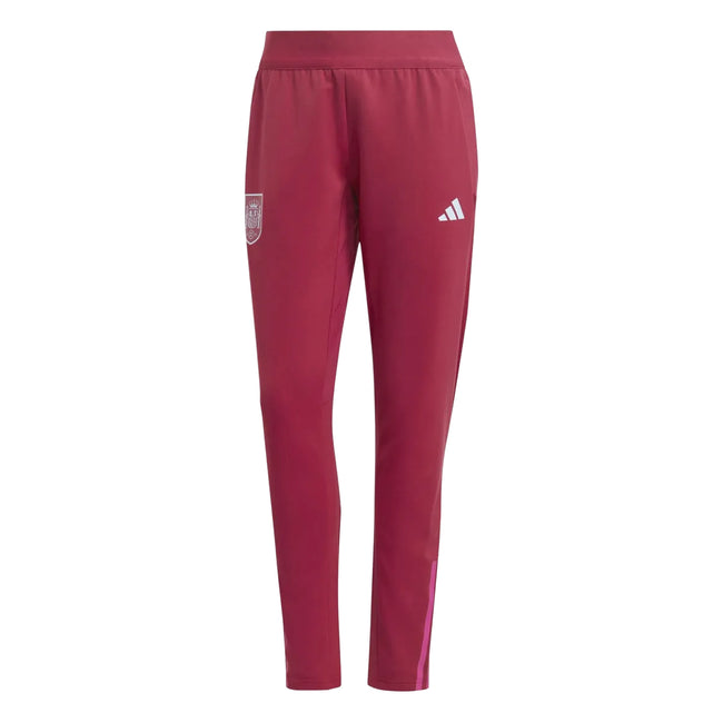 Red - Front - Adidas Womens-Ladies Spain Tiro 23 Training Tracksuit Bottoms