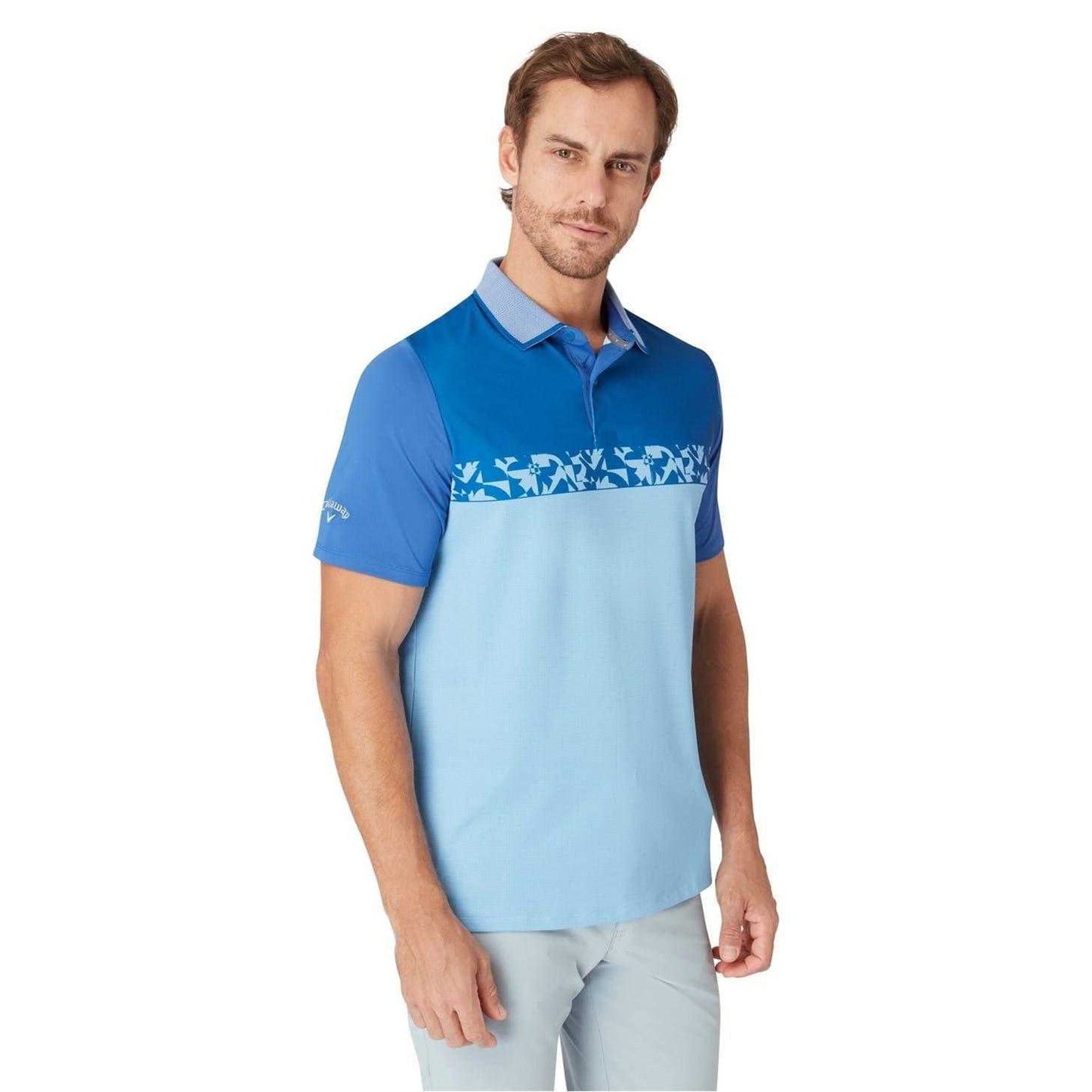 Galaxy Blue - Side - Callaway Mens Emea Regular Short-Sleeved Polo Shirt