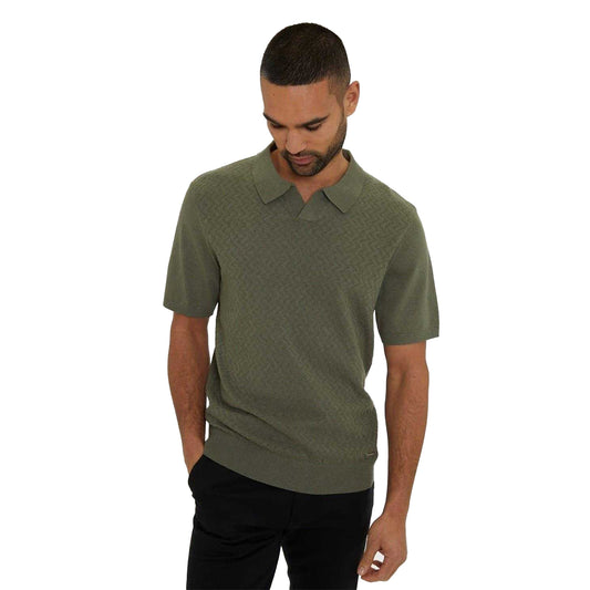 Dark Sage - Front - Ben Sherman Mens Sny Bank Polo Shirt
