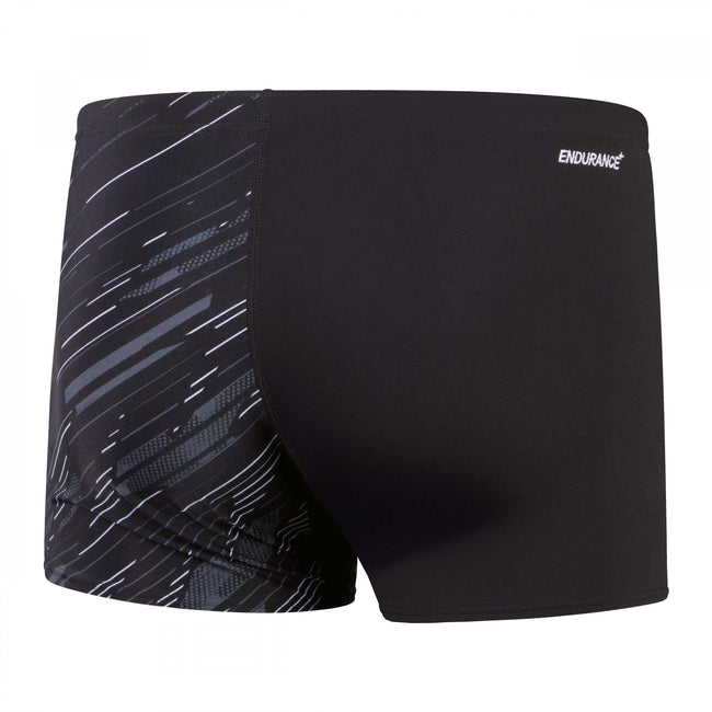 Black-Grey - Back - Speedo Mens Hyper Boom V Detail Shorts