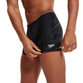 Black-Grey - Side - Speedo Mens Hyper Boom V Detail Shorts