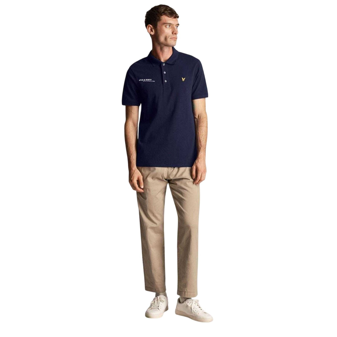 Navy - Lifestyle - Lyle & Scott Mens Ordinate Short-Sleeved Polo Shirt