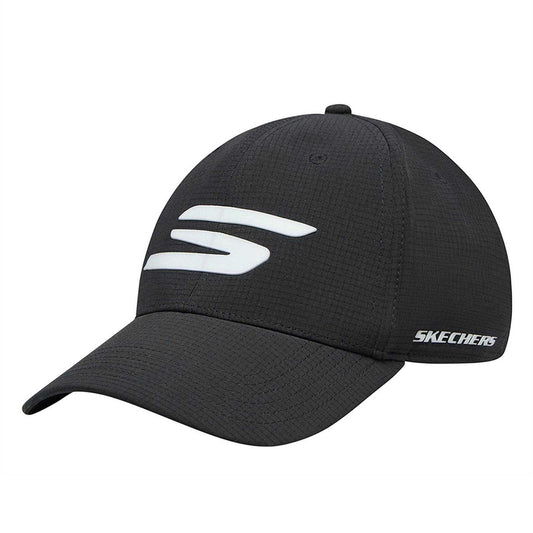Black - Front - Skechers Unisex Adult Baseball Cap