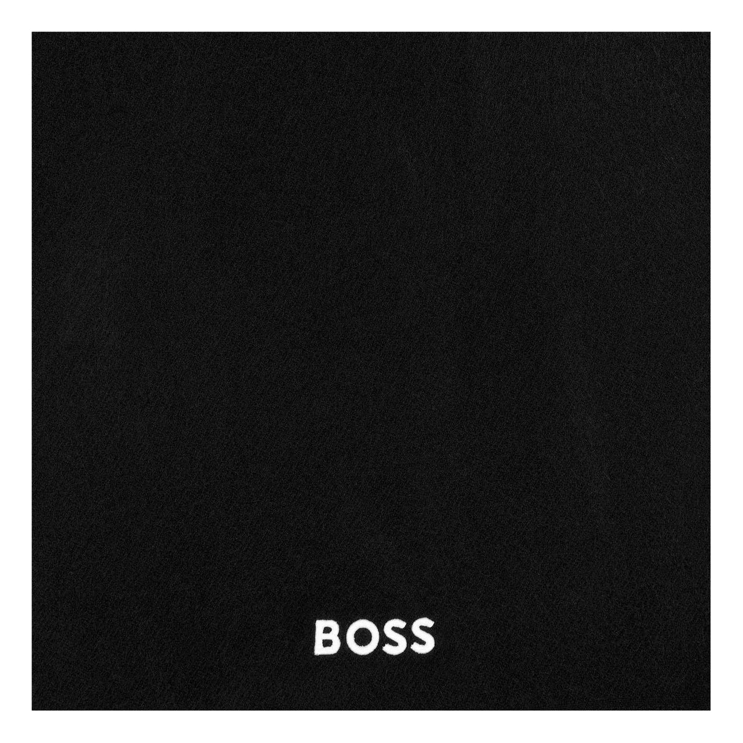 Black - Side - Boss Asport Logo Scarf