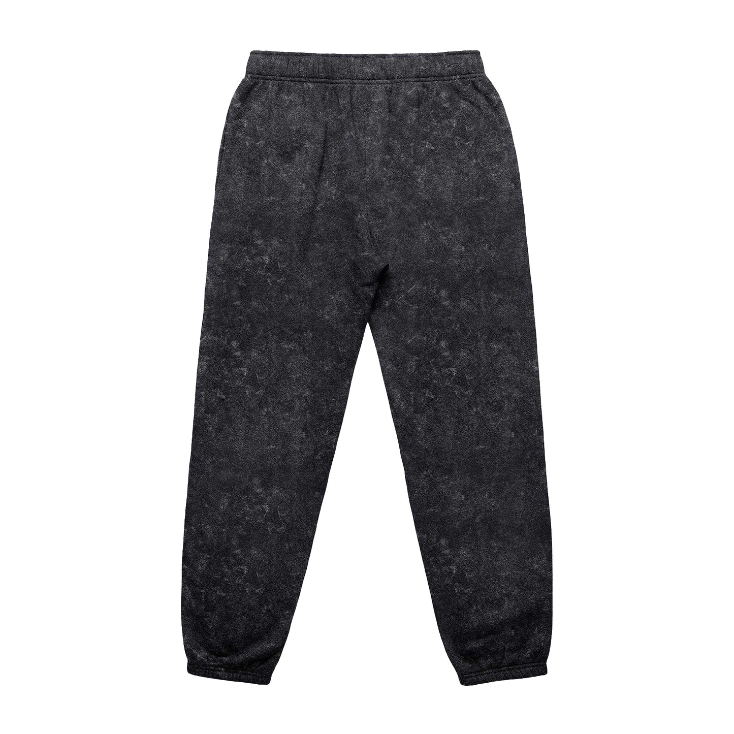 Black - Back - Firetrap Unisex Adult Acid Wash Joggers