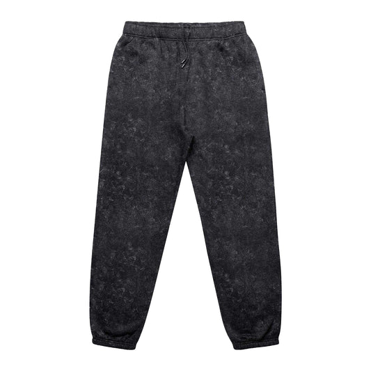 Black - Front - Firetrap Unisex Adult Acid Wash Joggers
