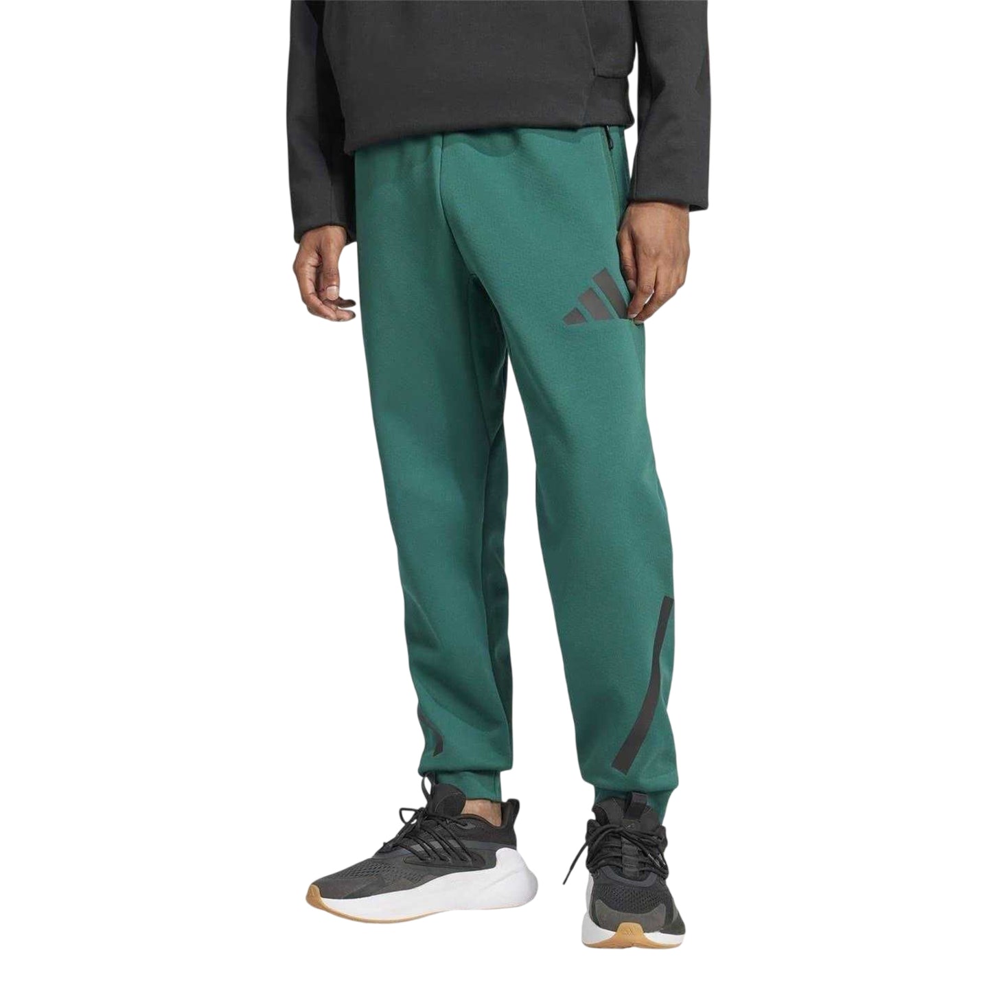 Green - Side - Adidas Mens Z.N.E. Slim Joggers