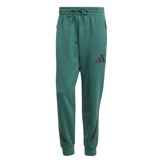 Green - Front - Adidas Mens Z.N.E. Slim Joggers
