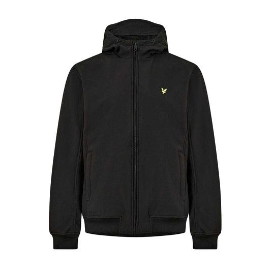Jet Black - Front - Lyle & Scott Mens Soft Shell Jacket