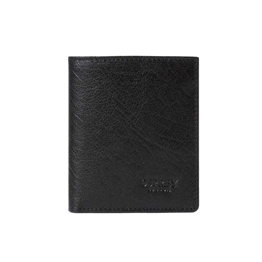 Black - Front - Osprey Highland Bi-Fold Leather Embossed Wallet