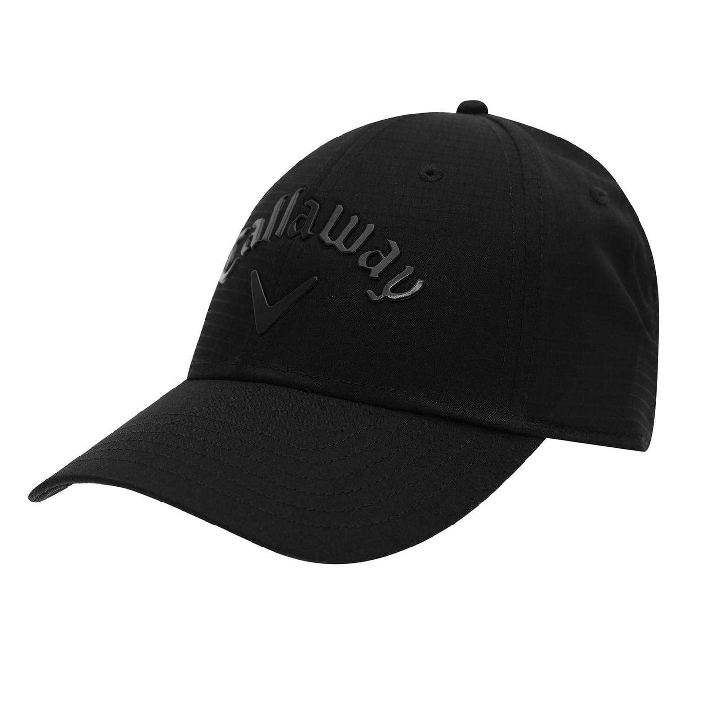 Black - Side - Callaway Mens Logo Polyester Golf Cap