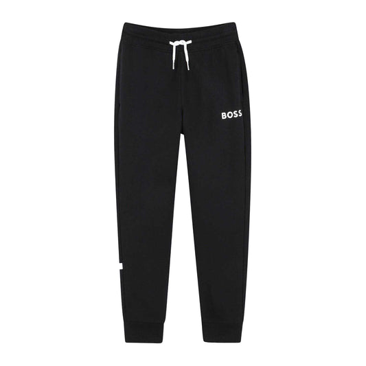 Black - Front - Boss Unisex Adult Jogger Slim Jogging Bottoms