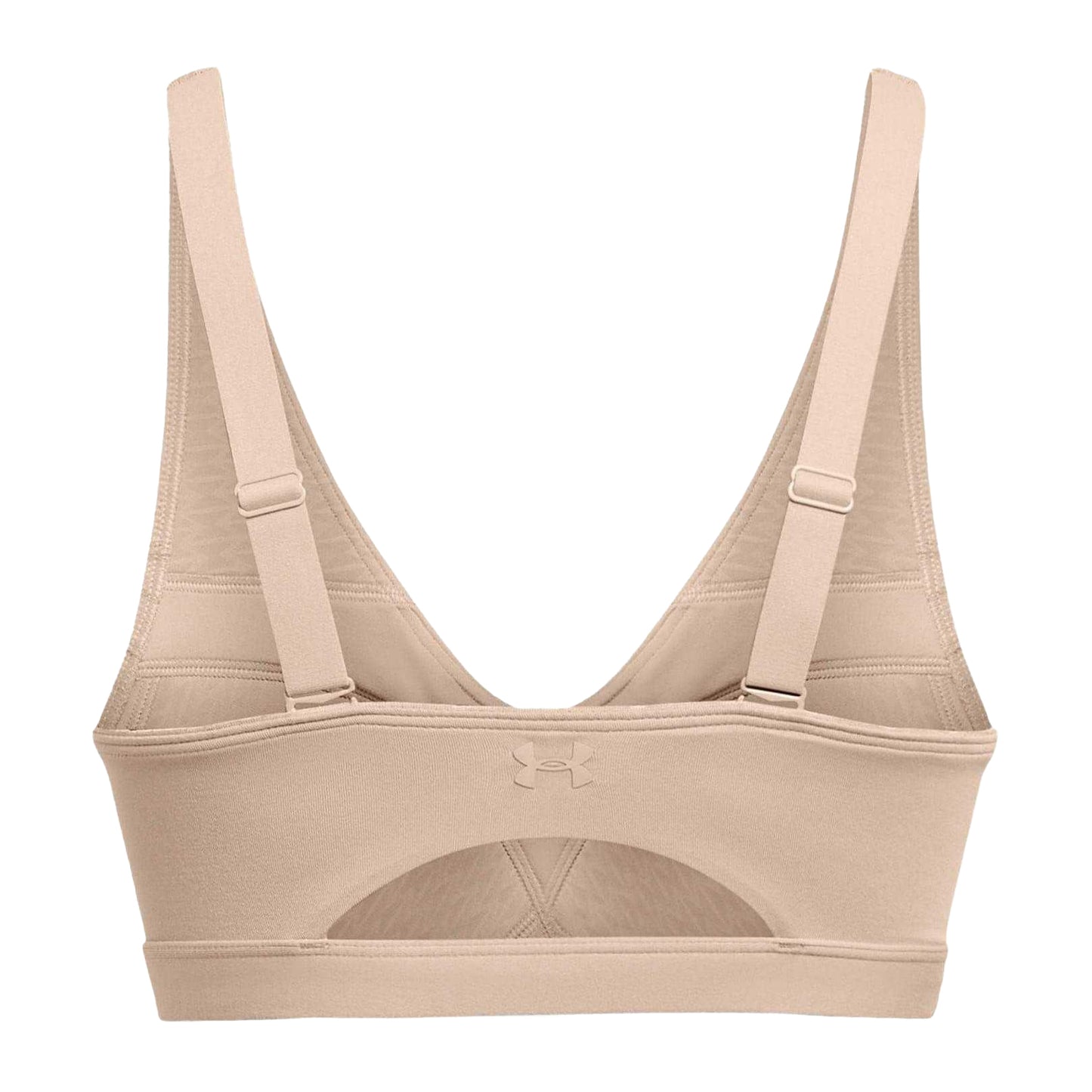 Brown - Back - Under Armour Womens-Ladies Smartfoam Evolution Sports Bra