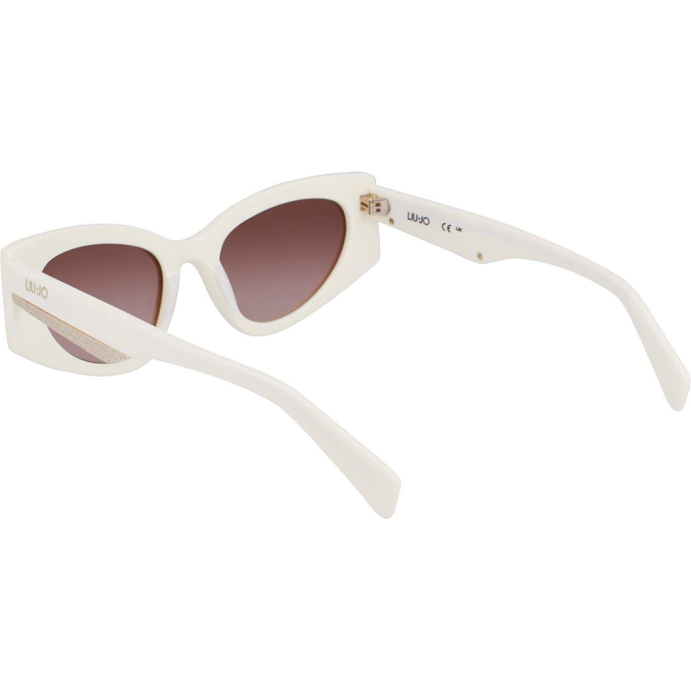 White - Pack Shot - Liu Jo Womens-Ladies Cat Eye Sunglasses