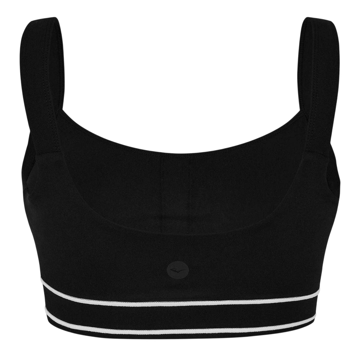Black - Back - Everlast Womens-Ladies Contrast Logo Medium Impact Sports Bra