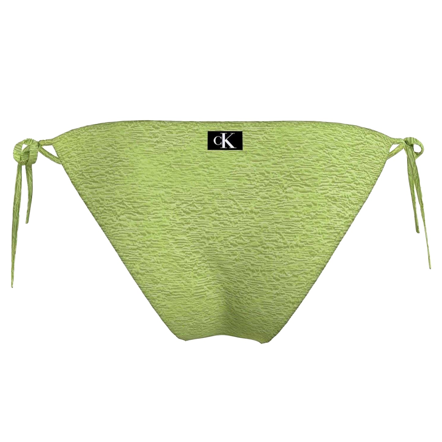 Sharp Green - Back - Calvin Klein Womens-Ladies Textured Bikini Bottoms