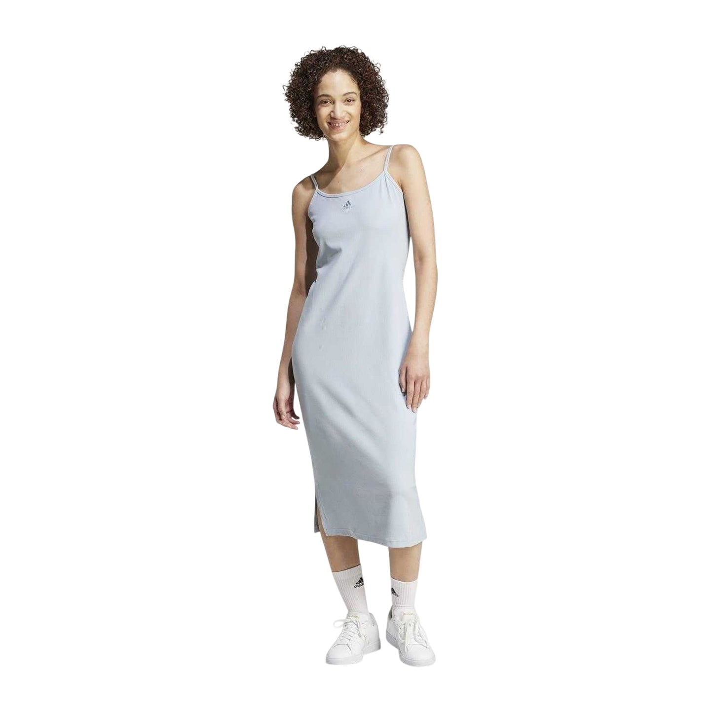 Blue - Lifestyle - Adidas Womens-Ladies All SZN Cotton Midi Dress