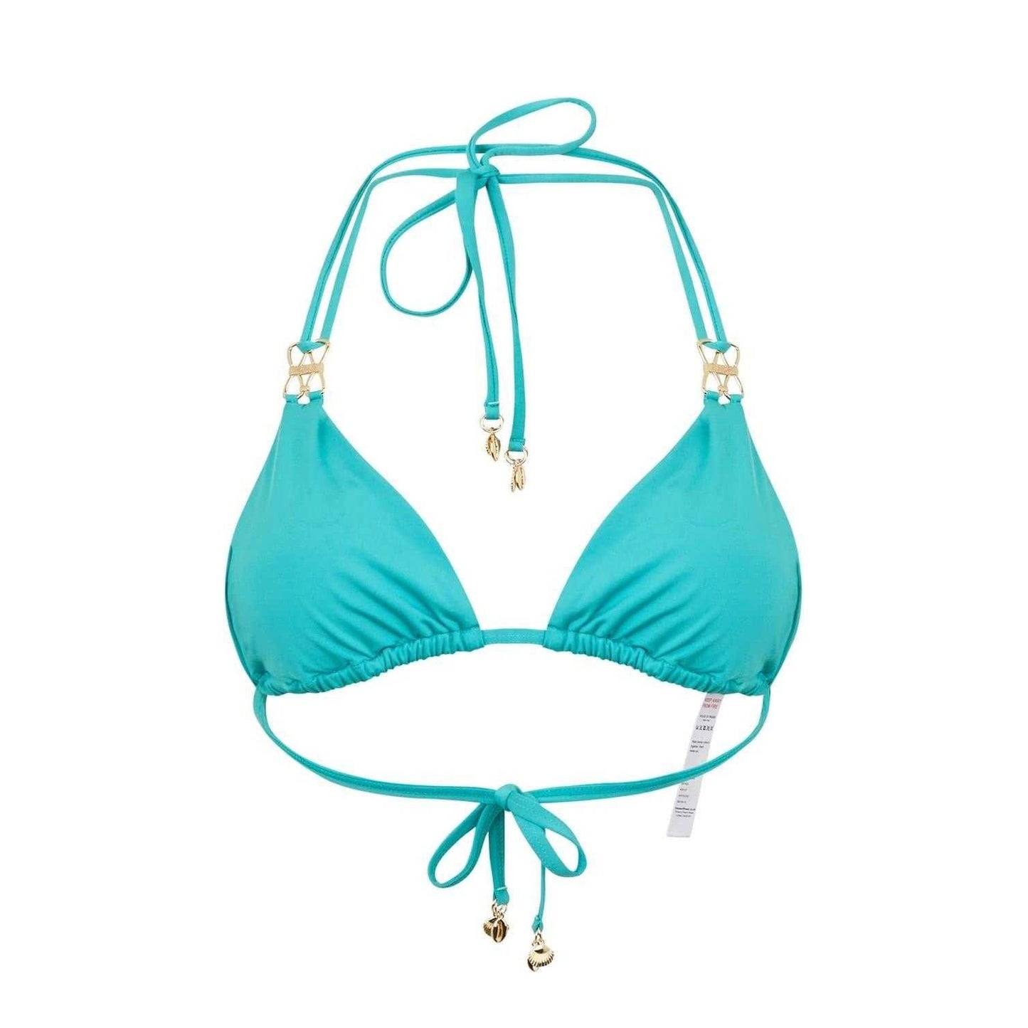 Aqua - Back - Biba Womens-Ladies Kayla Bikini Top