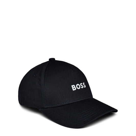 Navy - Front - Boss Unisex Adult Seth Embroidered Logo Baseball Cap