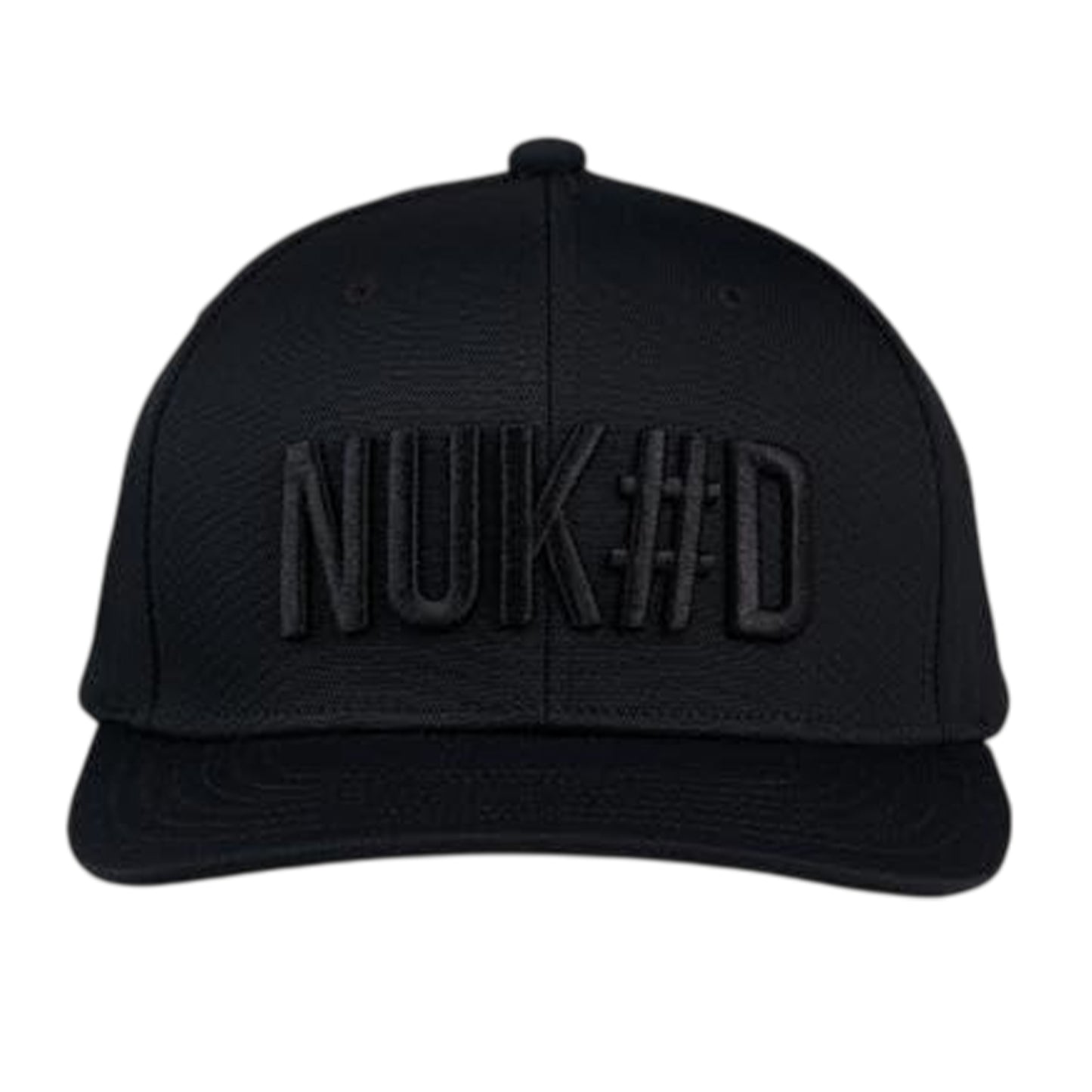 Black - Pack Shot - Callaway Mens Nuked Logo Cotton Logo Baseball Cap
