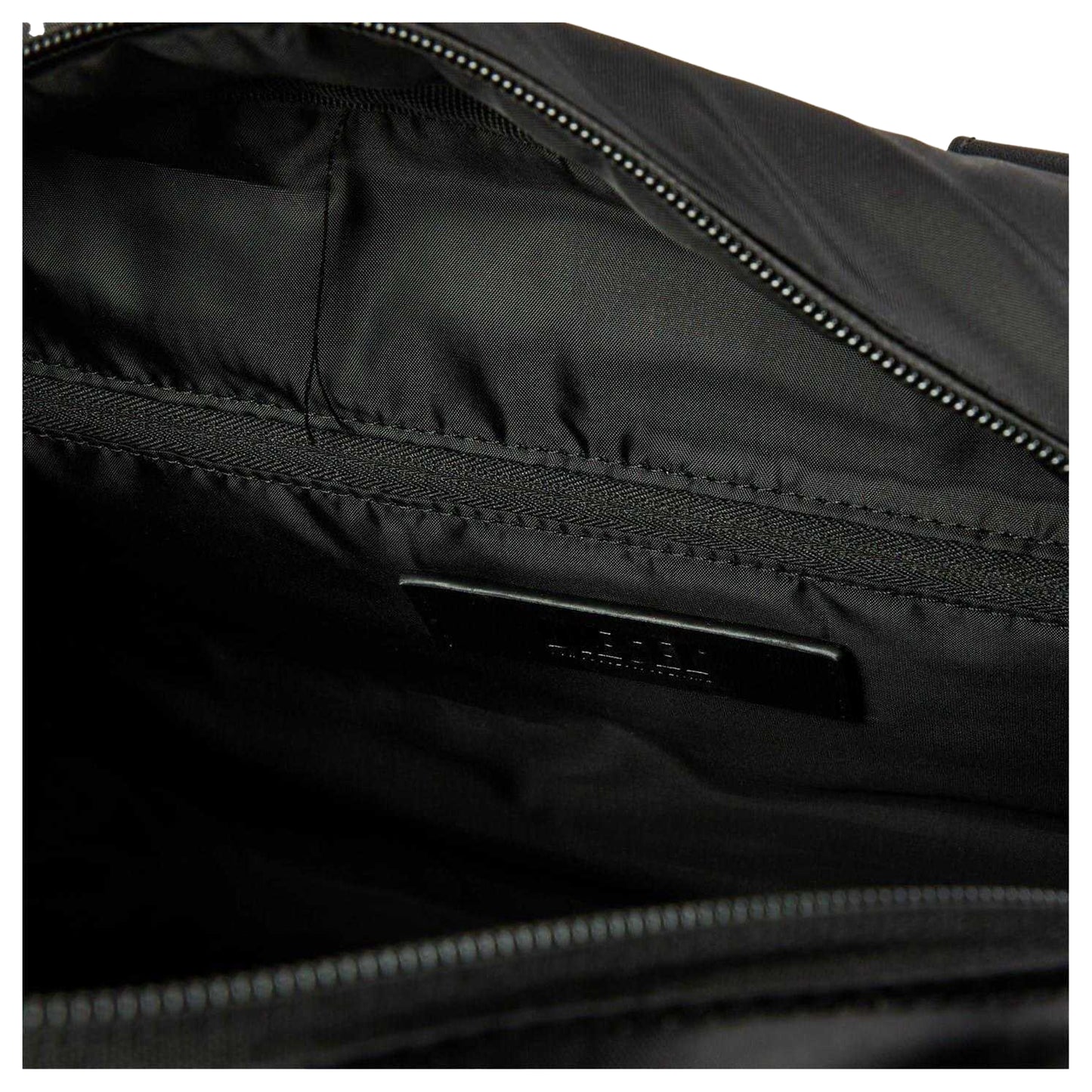 Black - Side - Diesel Logo Duffle Bag