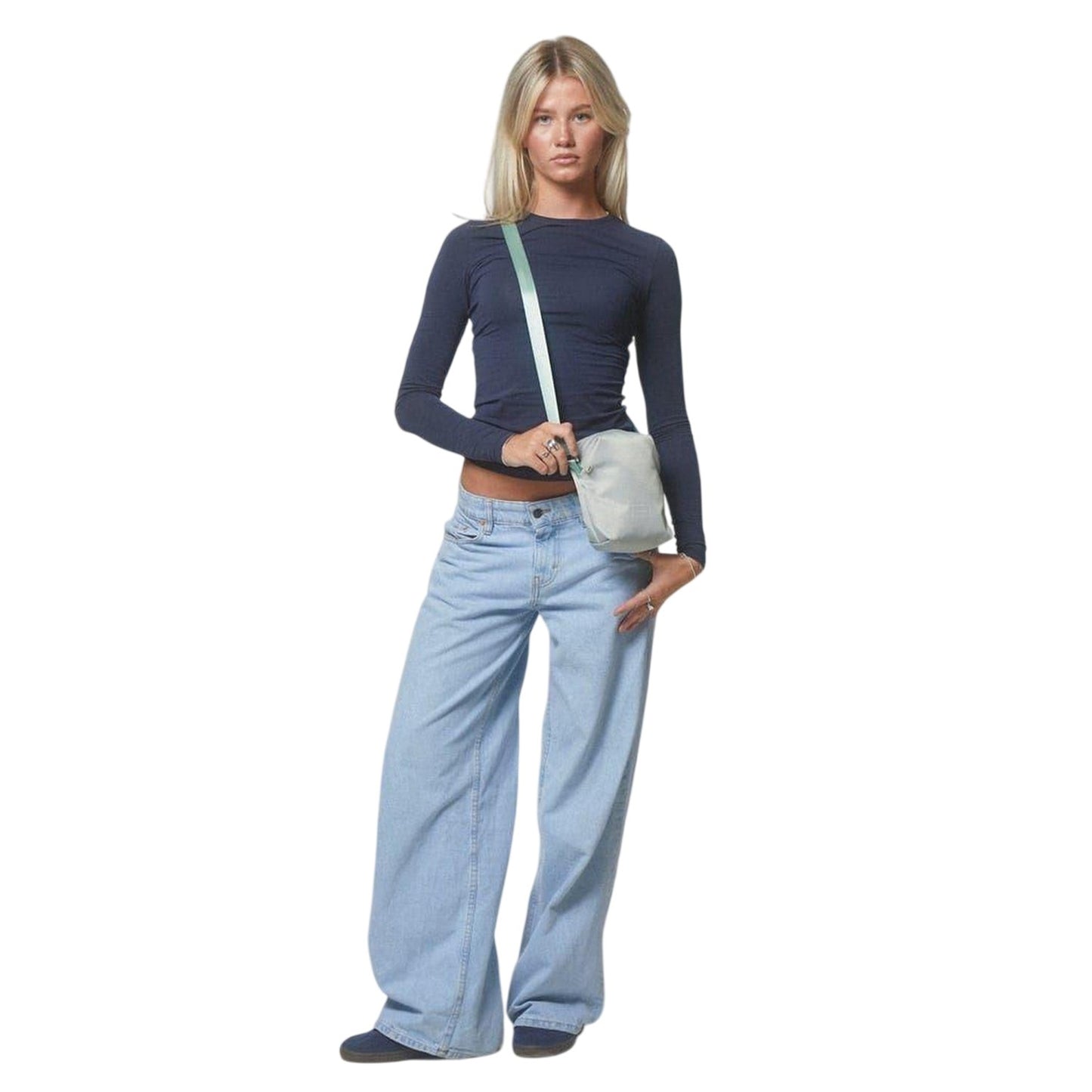 Mint - Lifestyle - Spiral Rectangle Crossbody Bag