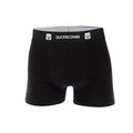 Black - Back - Duck and Cover Mens Villani Boxer Shorts (Pack of 3)