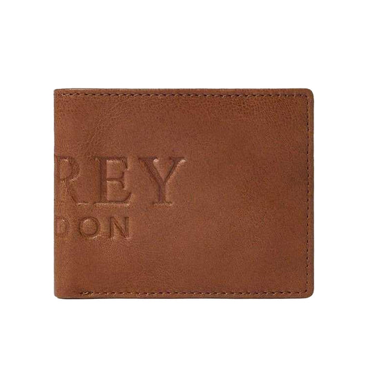Tan - Front - Osprey Barker Bi-Fold Leather Everyday Wallet