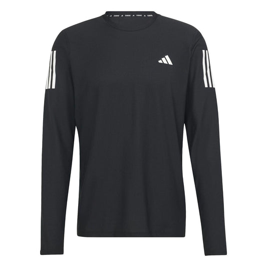 Black - Front - Adidas Mens Own The Run Top