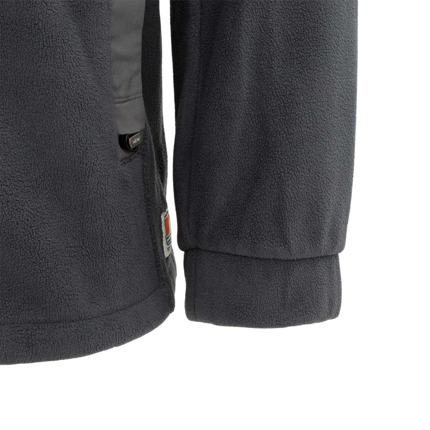 Grey - Pack Shot - SoulCal Mens Polyester Fleece Jacket