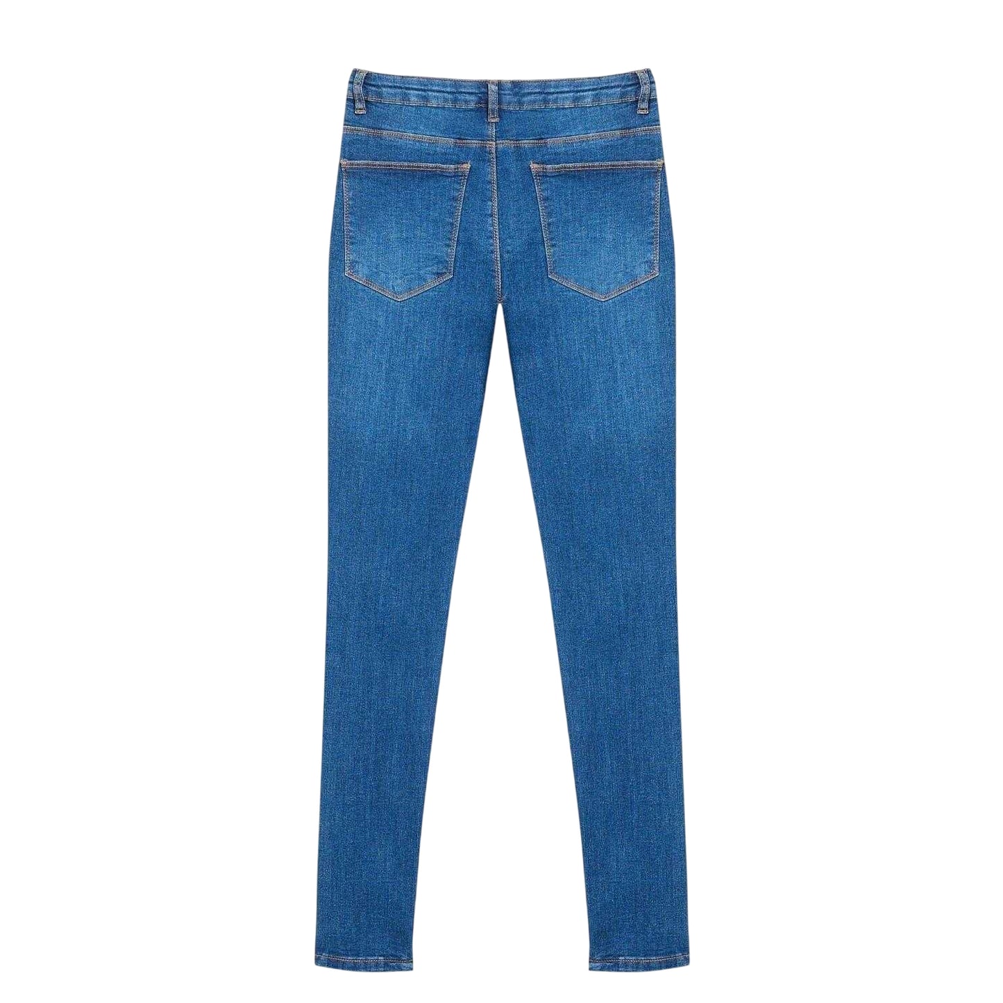 Blue - Back - Be You Girls Cotton Denim Skinny Jeans