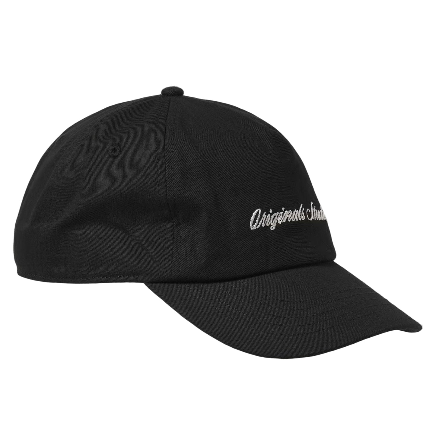 Black - Side - Jack And Jones Mens Logo Baseball Cap