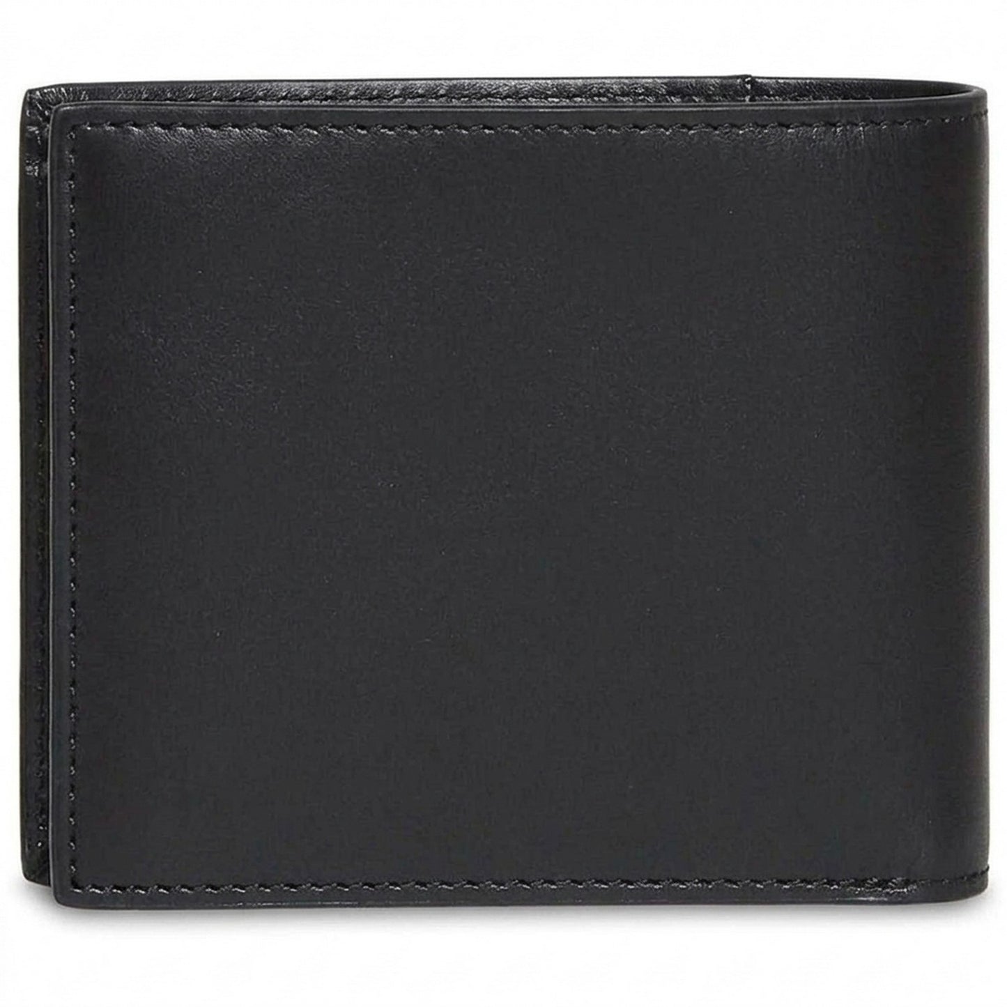 Black Print - Back - Calvin Klein Embossed Leather Wallet