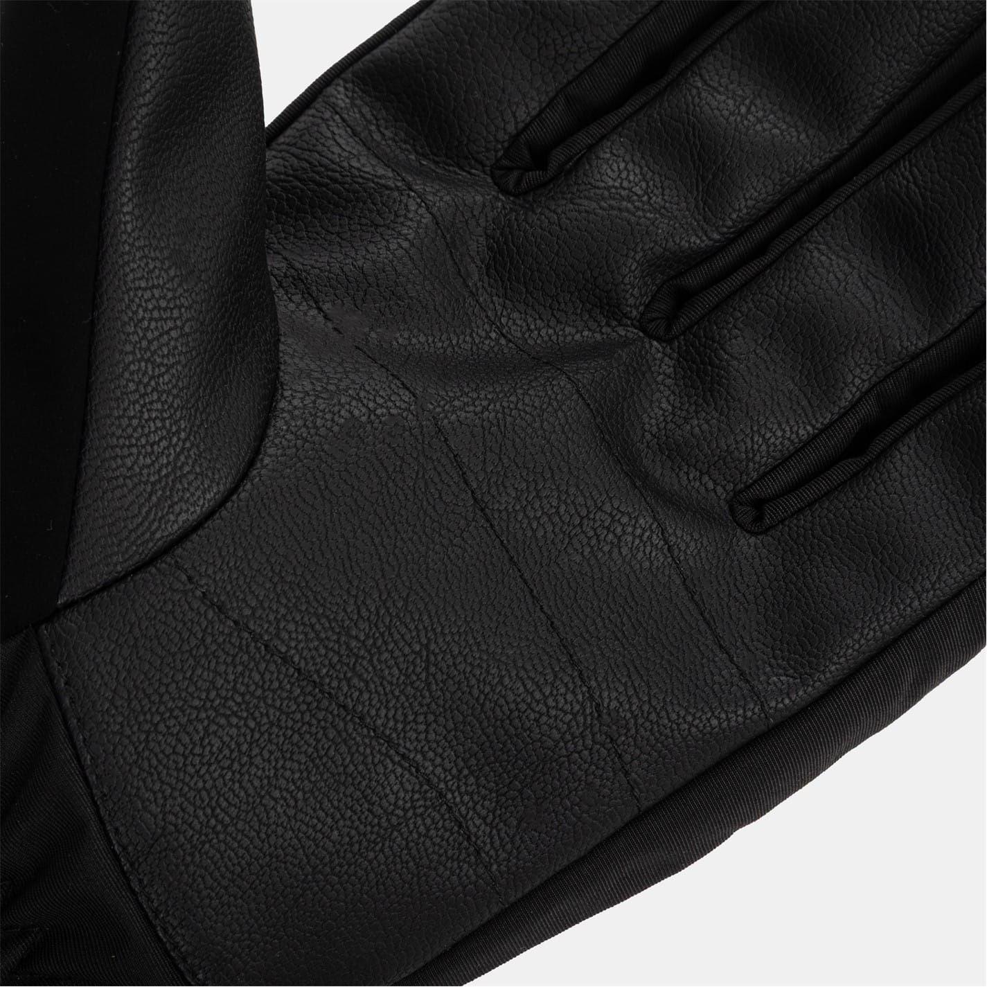 Black - Pack Shot - Nevica Unisex Adult Meribel Logo Ski Gloves