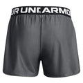 Grey - Back - Under Armour Boys Play Up Shorts