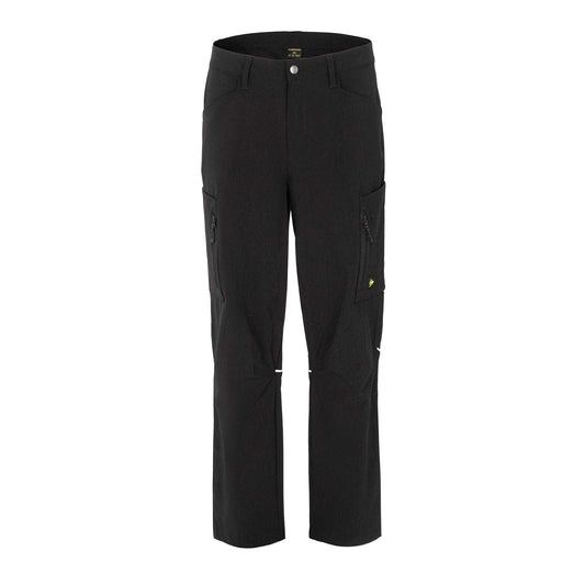 Black - Front - Dunlop Mens Stretch Work Trousers