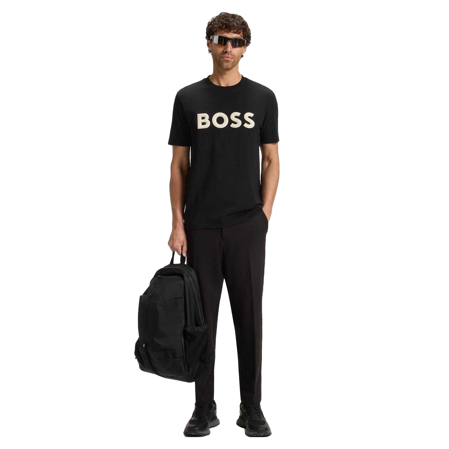 Black - Pack Shot - Boss Mens Iconic T-Shirt