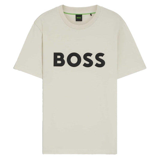 White - Front - Boss Mens Iconic T-Shirt