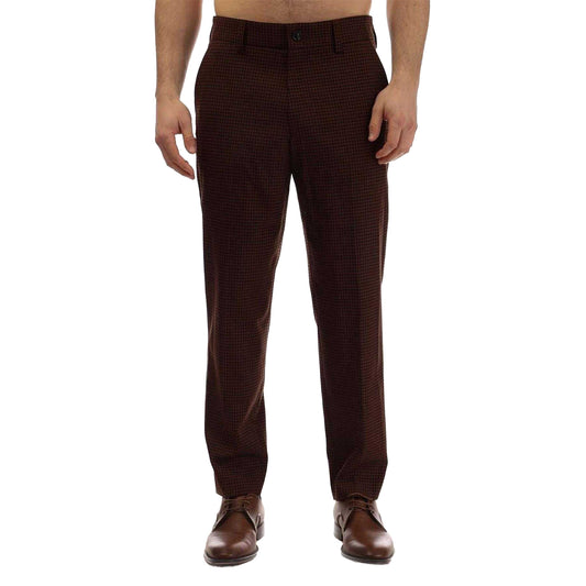 Brown - Front - Boss Mens Perin3 Trousers