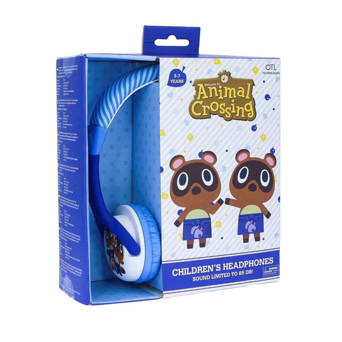 Blue - Lifestyle - Animal Crossing Childrens-Kids Character Timmy & Tommy Headphones