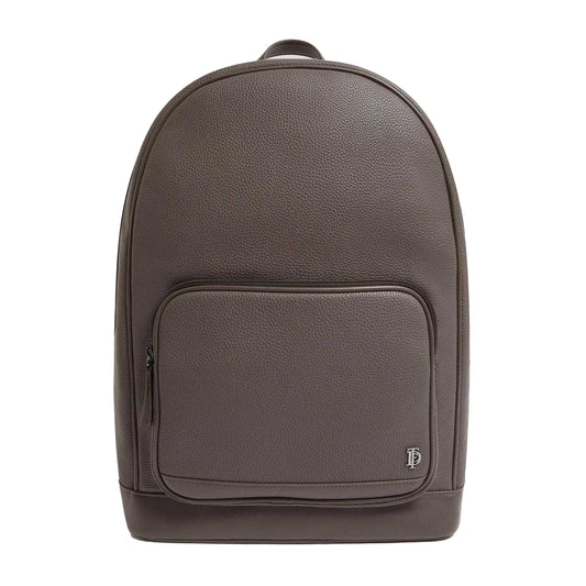Charcoal - Front - Ted Baker Pebbled Travel Backpack