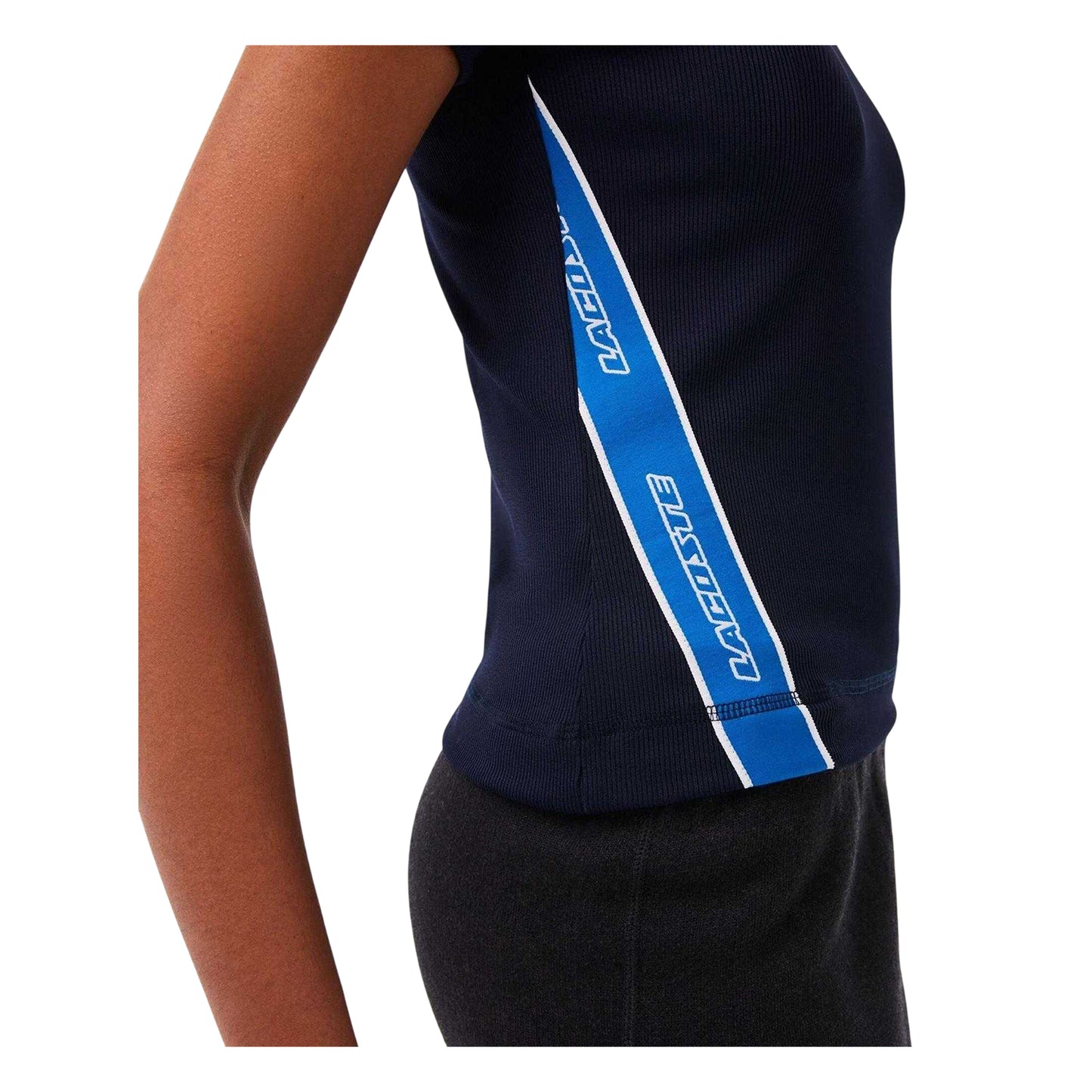 Navy Blue - Lifestyle - Lacoste Mens Zip Neck Polo Shirt