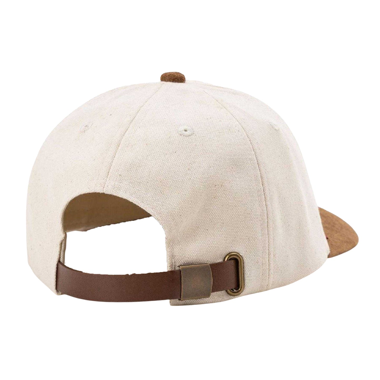 Ecru - Back - Levis Logo Cotton Curved Peak Dad Hat