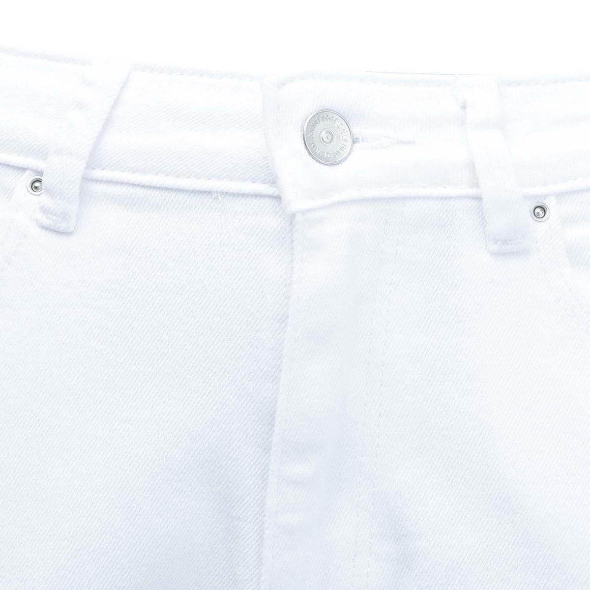 White - Lifestyle - Only Womens-Ladies Emily High Waist Straight Jeans