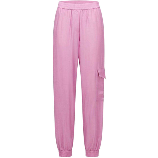 Pink - Front - Boss Womens-Ladies Cargo Jogging Bottoms