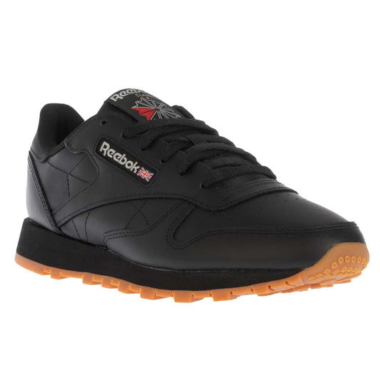 Black - Front - Reebok Womens Classic Leather Trainers