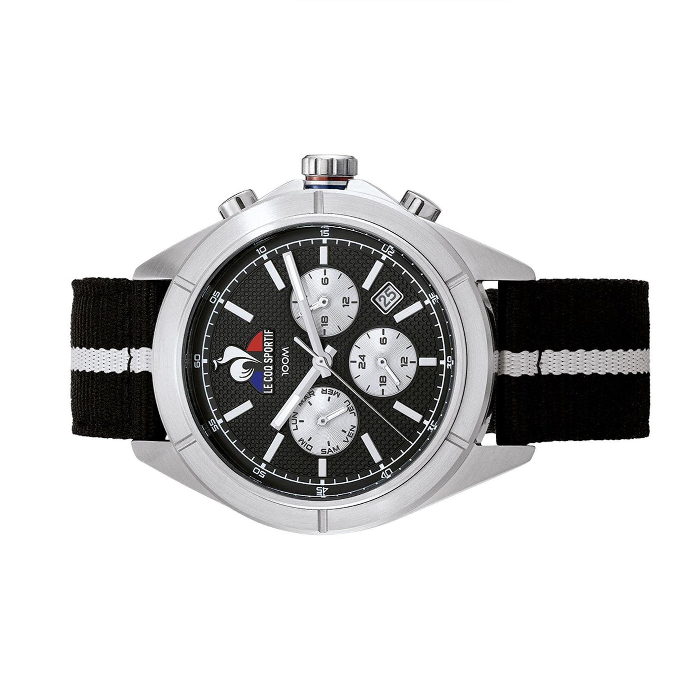 Black-Grey - Back - Le Coq Sportif Unisex Adult Sport Digital Watch